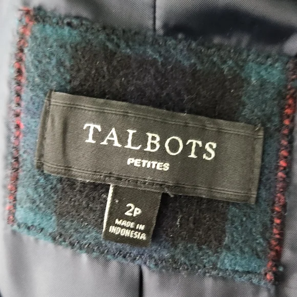 Talbots Plaid Blazer - Picture 2 of 6